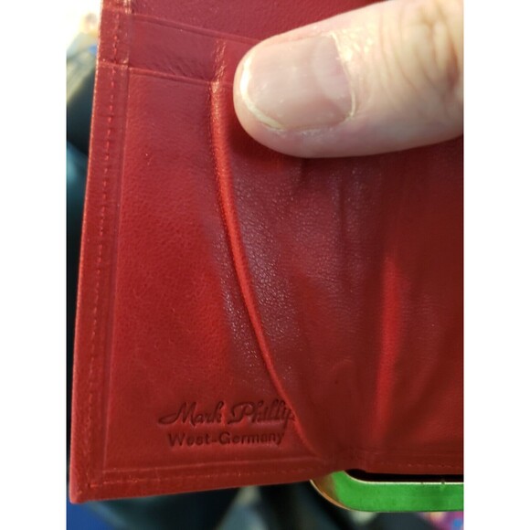 2 Vintage & 1 Mexican Coin Purse Lot Red Kiss Carpet Bakelite - Picture 4 of 5